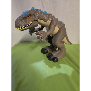 Jurassic World Dinosaur Imaginext Action Figure T-Rex Thrashing Indominus Rex